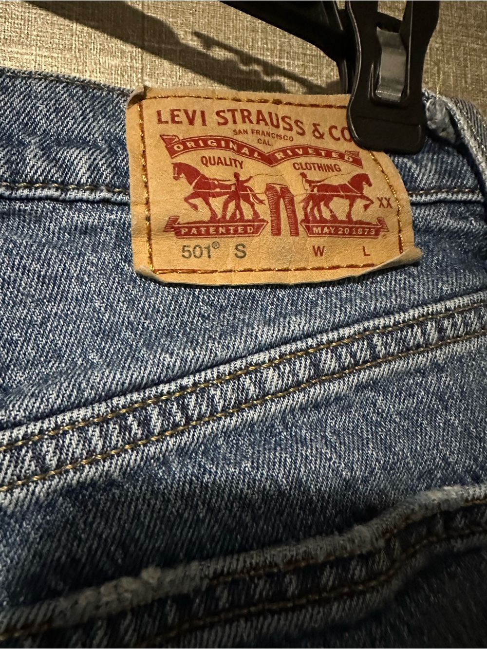 Levi’s 501 S denim Jeans - Picture 3 of 8